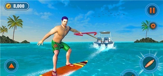 尾浪滑水冲浪v1.0