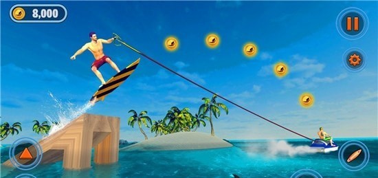 尾浪滑水冲浪v1.0