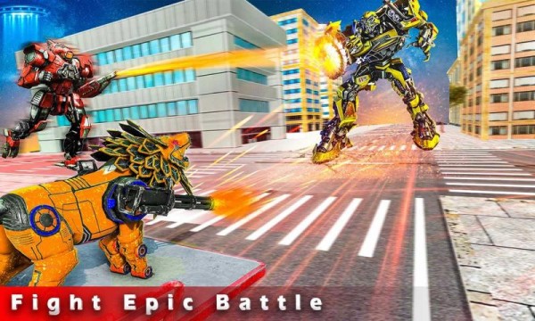 超级英雄飞狮机器人变形v1.0