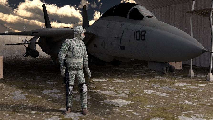 山地狙击手冬季射击v1.0