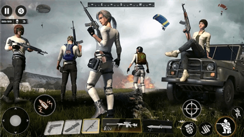 跳伞吃鸡战场v1.01