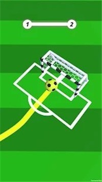 想进入球门的足球v1