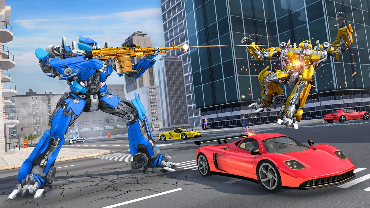 机器人直升机汽车战争v1.16