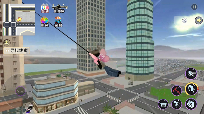 火柴英雄绳索城市v1.0