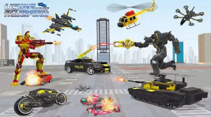 美国警用机器人汽车大战v1.4