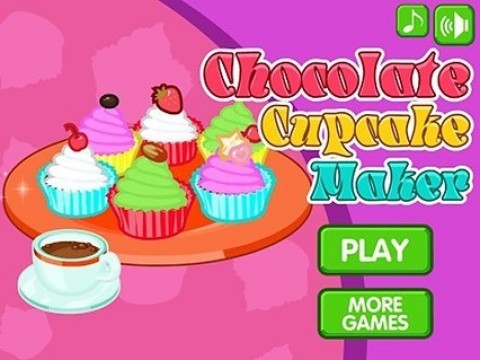 Chocolate cupcake makerv