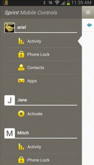Sprint Mobile Controlsv
