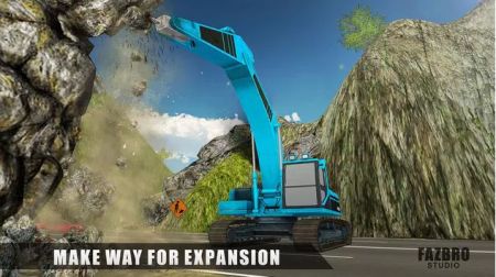 重型挖掘机开采岩石v5.3