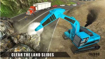 重型挖掘机开采岩石v5.3