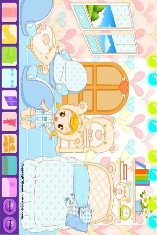 布置粉红草莓房间v