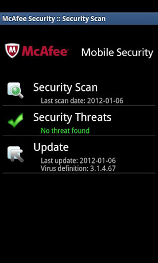 McAfee Securityv4.5.1.1051