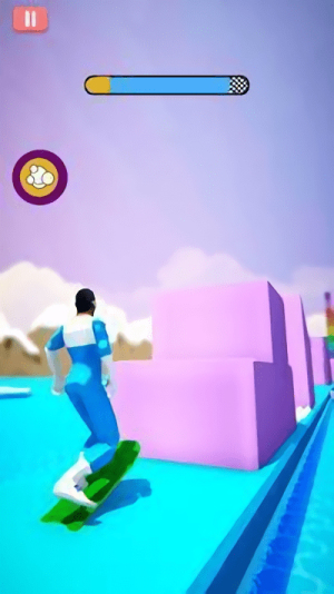 冬季滑雪比赛3dv