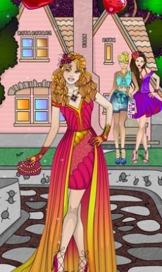 女孩装扮和涂色书v1.5