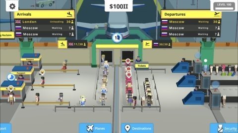 放置像素机场v0.1.0