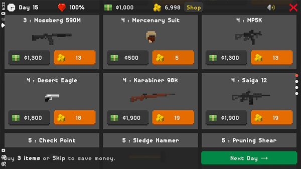 僵尸射击与防御无限金币钞票版v1.21