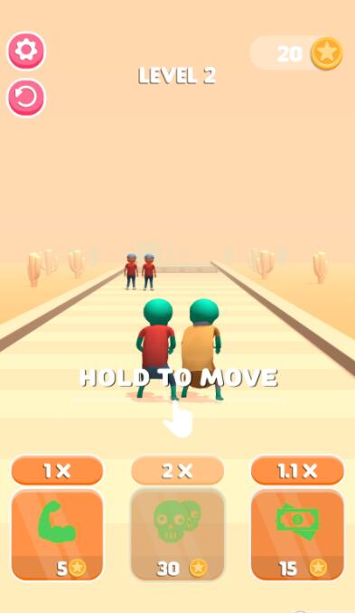 僵尸人群无限金币版v1.1