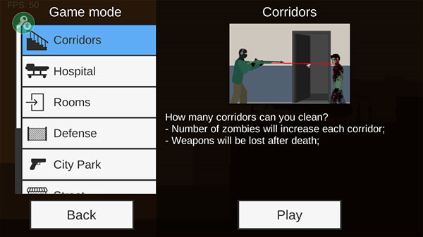 射杀僵尸防御MOD菜单中文版v1.9.9