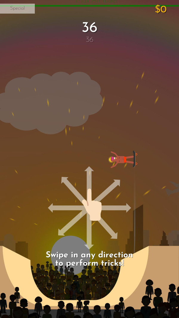 U型坡道滑板少年v0.1