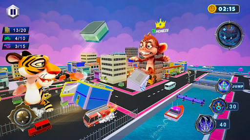 动物疯狂城市粉碎v1.0