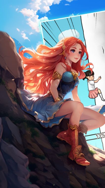 攀岩上升的女孩v1.0